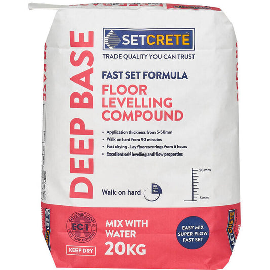 Setcrete Deep Base Floor Levelling Compound - 20kg