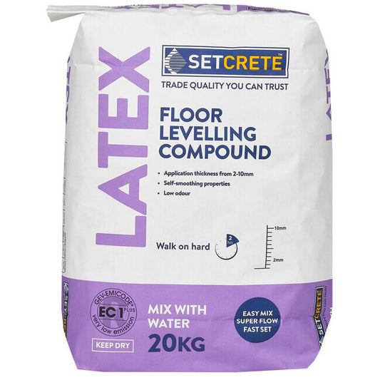 Setcrete Latex Floor Levelling Compound - 20kg