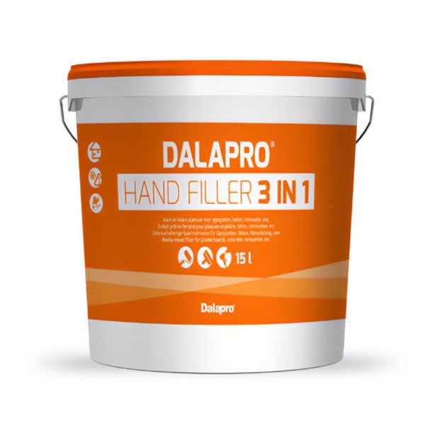 DalaPro Readymix Joint cement HandFiller 3in1 15L - RSO - Render & Drylining Supplies