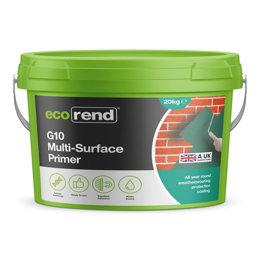 Ecorend G10 - Multi Surface Primer - 20kg - RSO - Render & Drylining Supplies