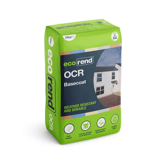 Ecorend OCR - One-Coat Base Enhanced - 25kg - RSO - Render & Drylining Supplies