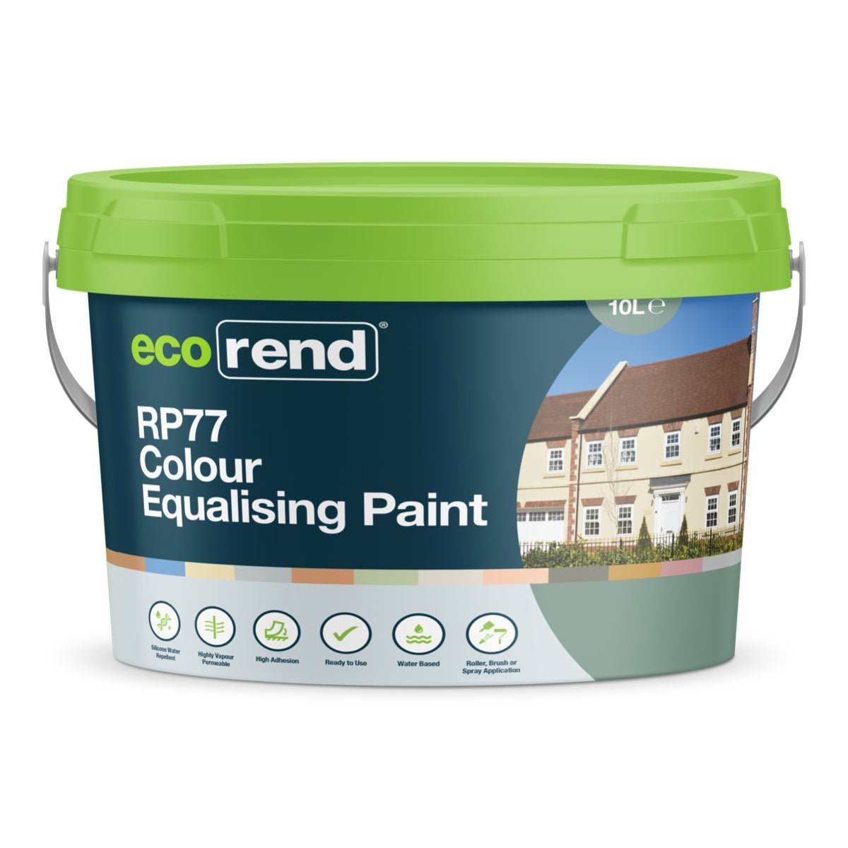 Ecorend RP77 Colour Equalising Paint - 10 ltr - RSO - Render & Drylining Supplies