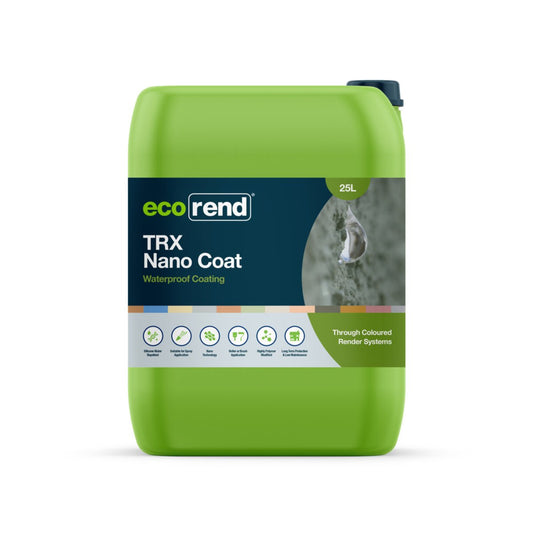 Ecorend TRX Nano Coat - 25 ltr - RSO - Render & Drylining Supplies