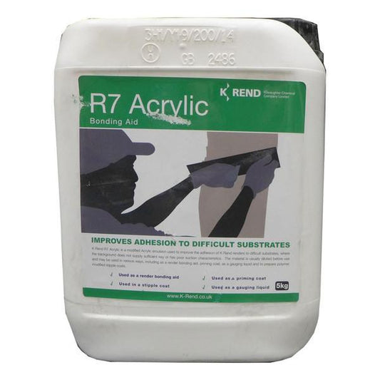 K Rend R7 Acrylic Emulsion - 5 & 25 kg - RSO - Render & Drylining Supplies