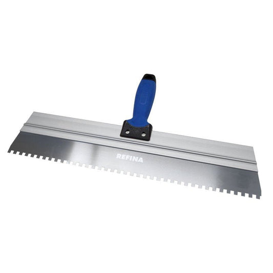 Refina Serrated Spatula - Square Notched - 18" (228000) - RSO - Render & Drylining Supplies