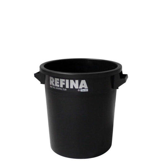 Refina X-2 plastic mixing tub 35L black (321040) - RSO - Render & Drylining Supplies