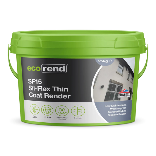 Ecorend SF15 Sil-Flex Thin Coat Render 1.5mm Grain - 25kg