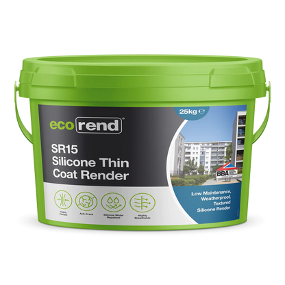 Ecorend SR15 Silicone Thin Coat Render 1.5mm Grain